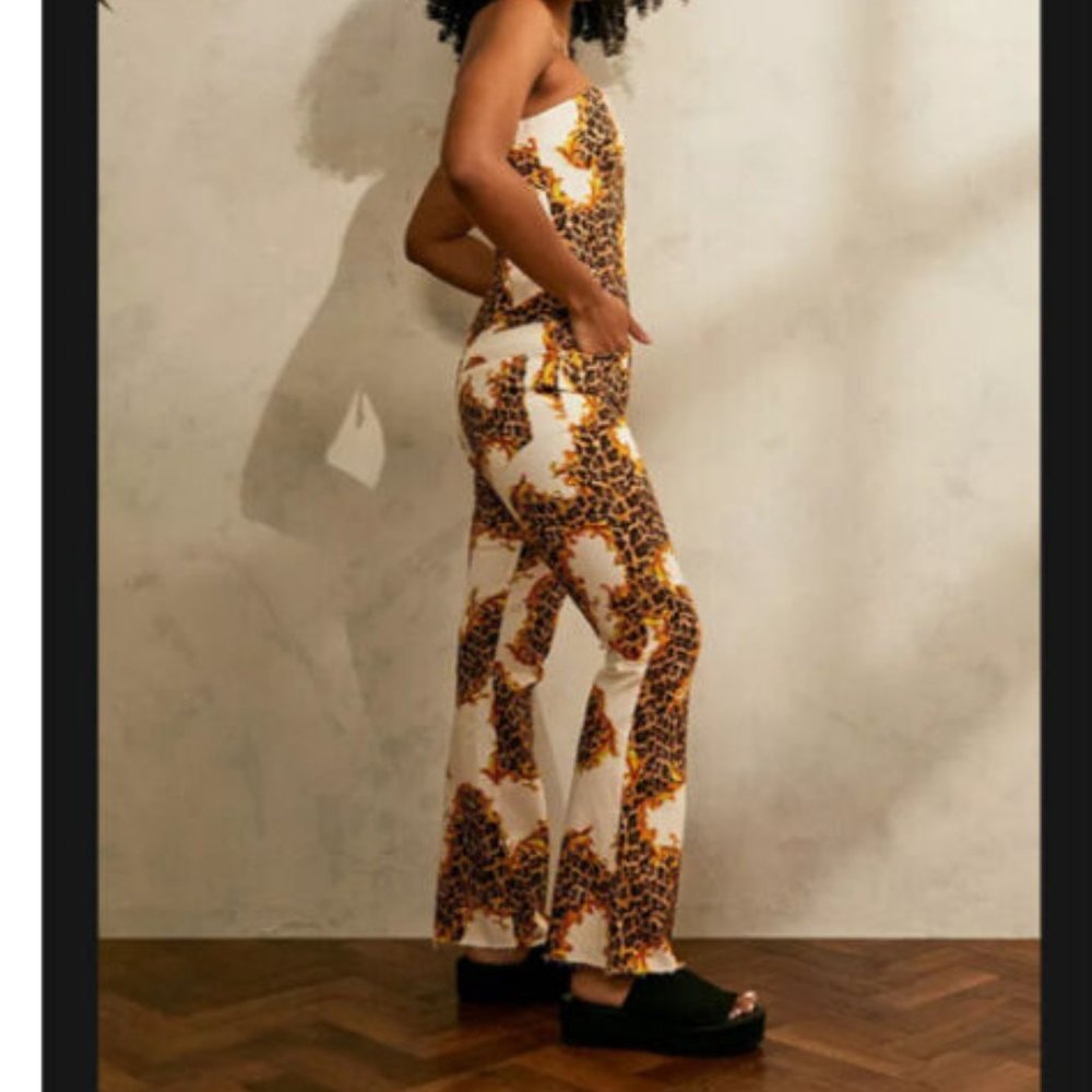 New! Urban Outfitter Miaou High-Rise Morgan Cropped Printed Pants! - Sold Out